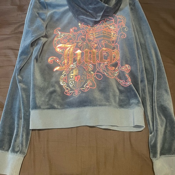 Juicy Couture Teal and Pink Label Top - Picture 4 of 4